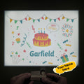 Custom Name Happy Birthday Projector Lamp Home Party Decor Atmosphere Light Birthday Gift