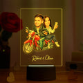 Custom Name and Photo LED Night Light Seven Colors Funny Gift for Her