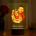 Personalized Acrylic Lamp Custom Name and Photo Seven Colors Funny Gift for Her