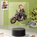 Personalized Name and Photo Acrylic Led Lamp Seven Colors Funny Gift for Him