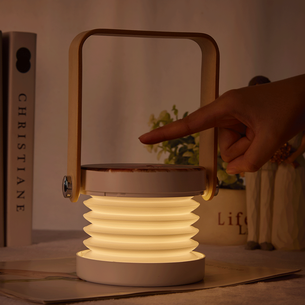 Custom Photo Night Light Portable Retractable Folding Lantern