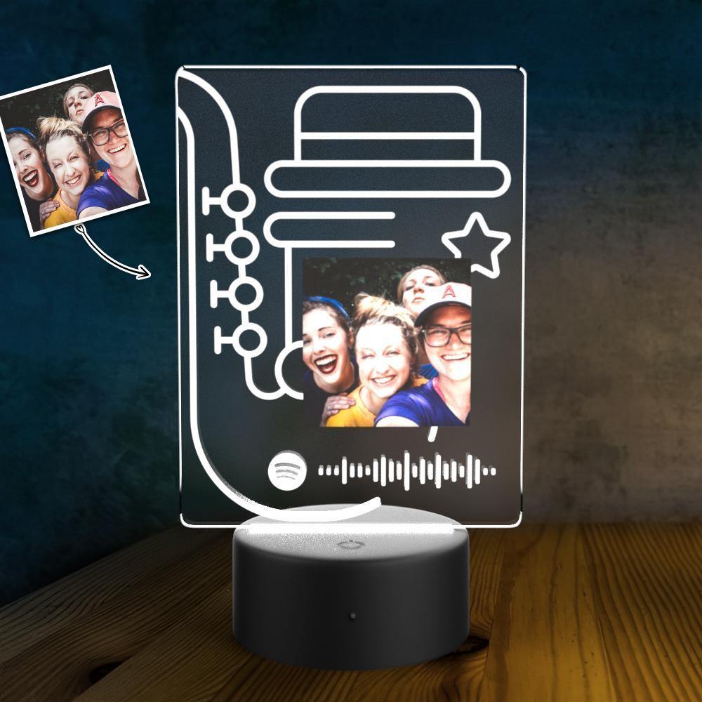 Customized Spotify LED light lamp Music Song Plaque Wedding Gift Valentines Day Gift