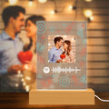Scannable Spotify Code Frame Matte Acrylic Music Plaque Night Light Gifts for Couple