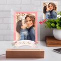 Custom Photo Engraved Night Light Creativity Gifts for Mom