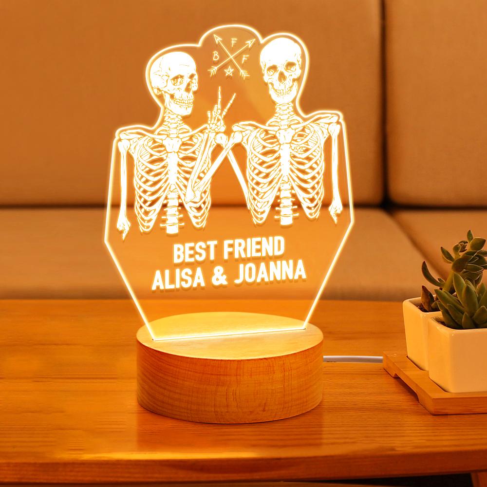 Bff Led Night Light Birthday Gifts for Best Friend Lamp Gift for Best Friend
