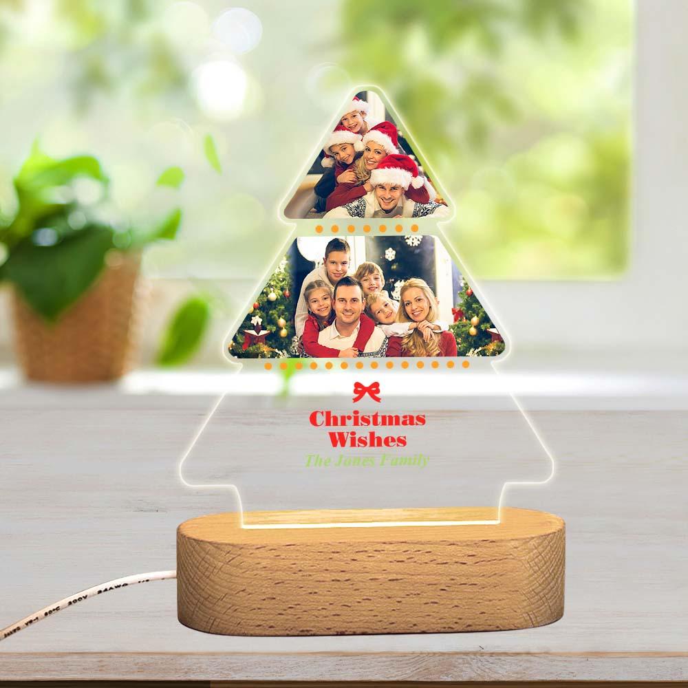Custom Night Light Christmas Tree Lights Home Decor Christmas Gift