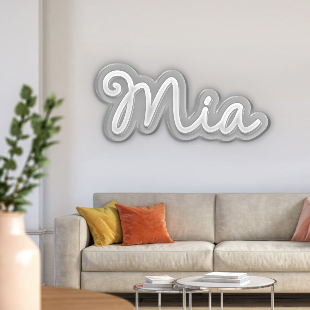 Personalized Name Neon Sign Custom Home Wall Decorations Light Sign Birthday Party Gift