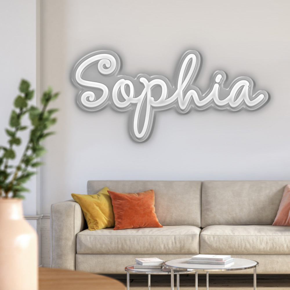 Personalized Name Neon Sign Custom Home Wall Decorations Light Sign Birthday Party Gift