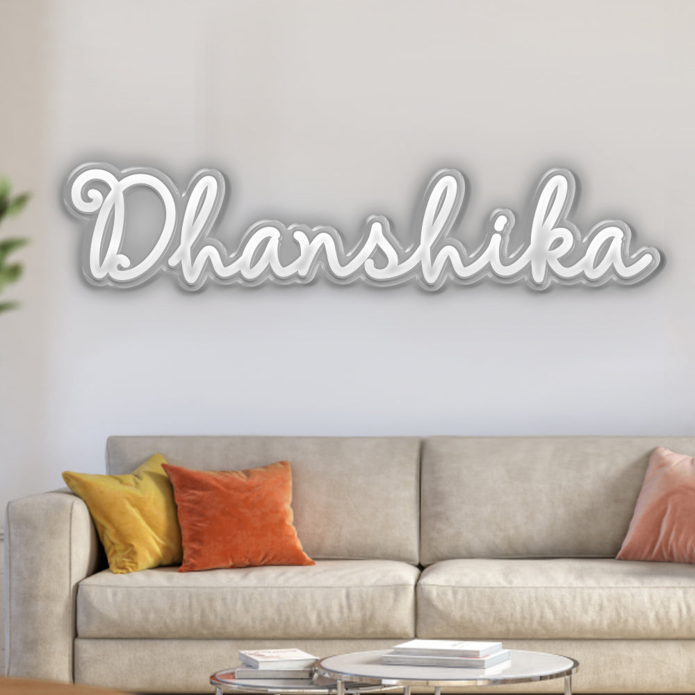 Personalized Name Neon Sign Custom Home Wall Decorations Light Sign Birthday Party Gift