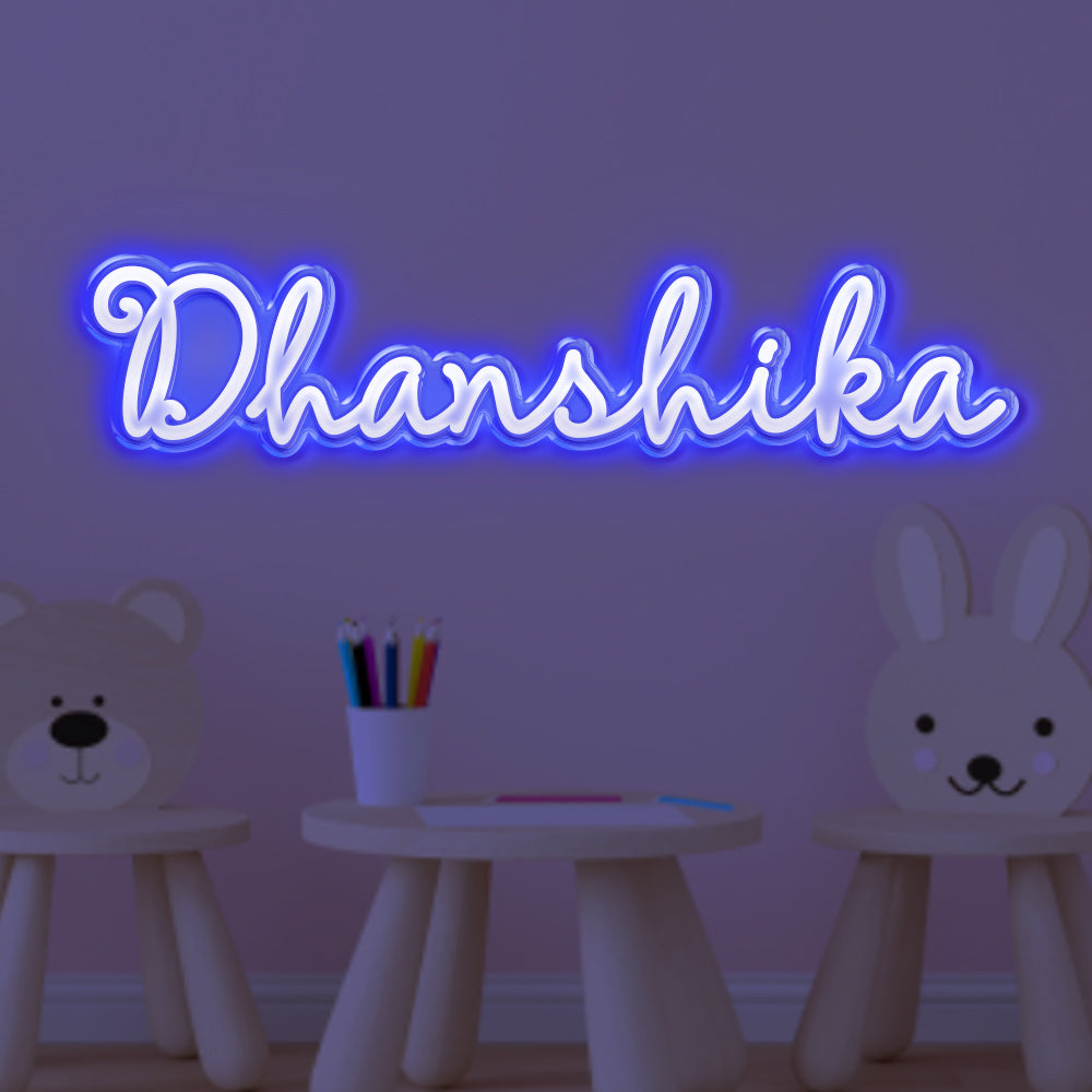 Personalized Name Neon Sign Custom Home Wall Decorations Light Sign Birthday Party Gift