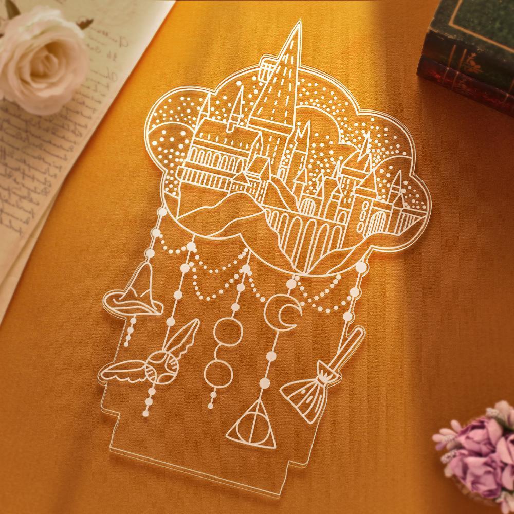 Harry Potter Lamp Hogwarts Table Night Lights Housewarming Gifts For Kids