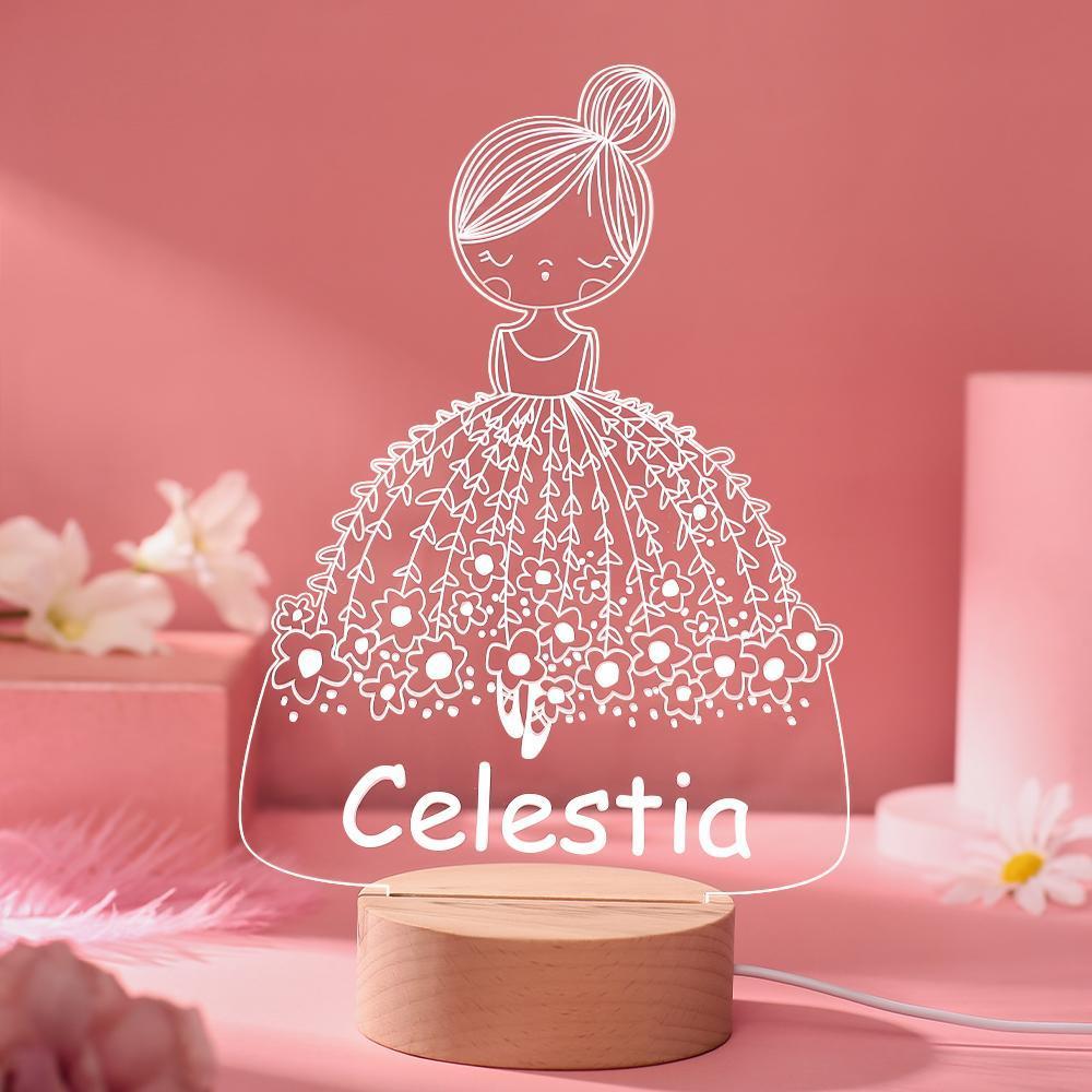 Custom Lamp Led Lights Christmas Gifts for Kids Birthday Gift for Girl