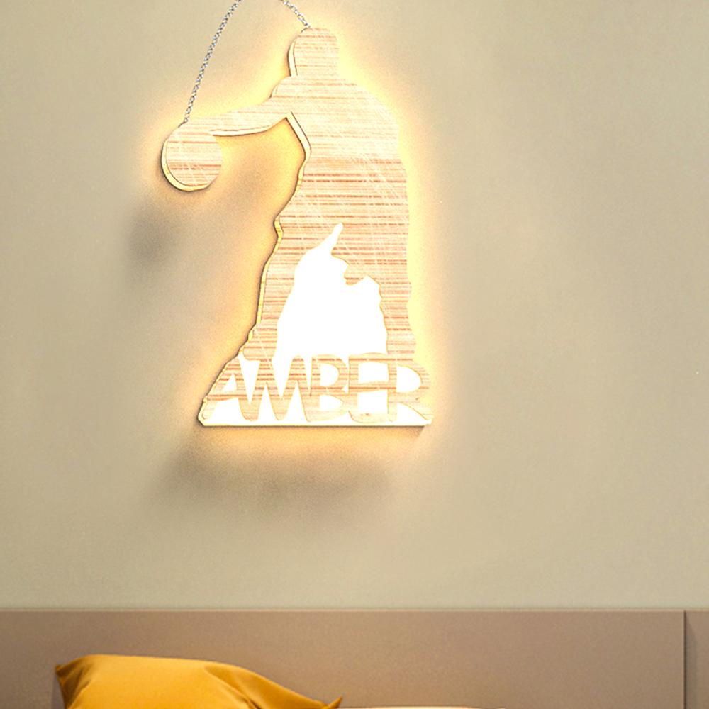 Custom Engraved Night Light Lettering Name Letter Custom Gift For Friends