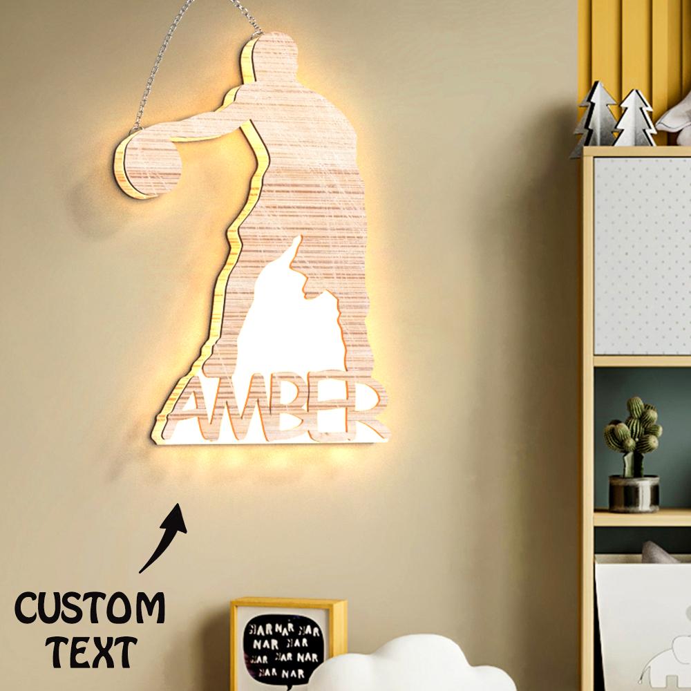 Custom Engraved Night Light Lettering Name Letter Custom Gift For Friends