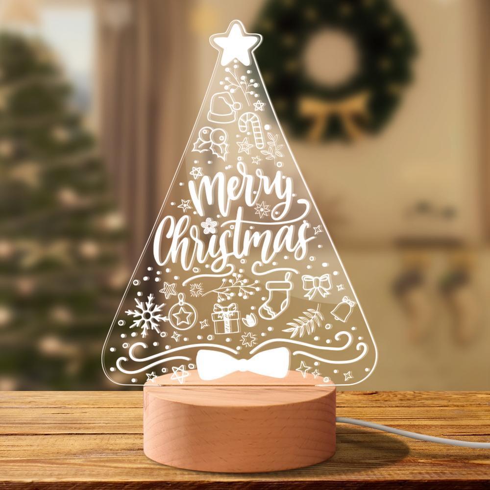Christmas Tree LED light Christmas Gifts Night Lamp