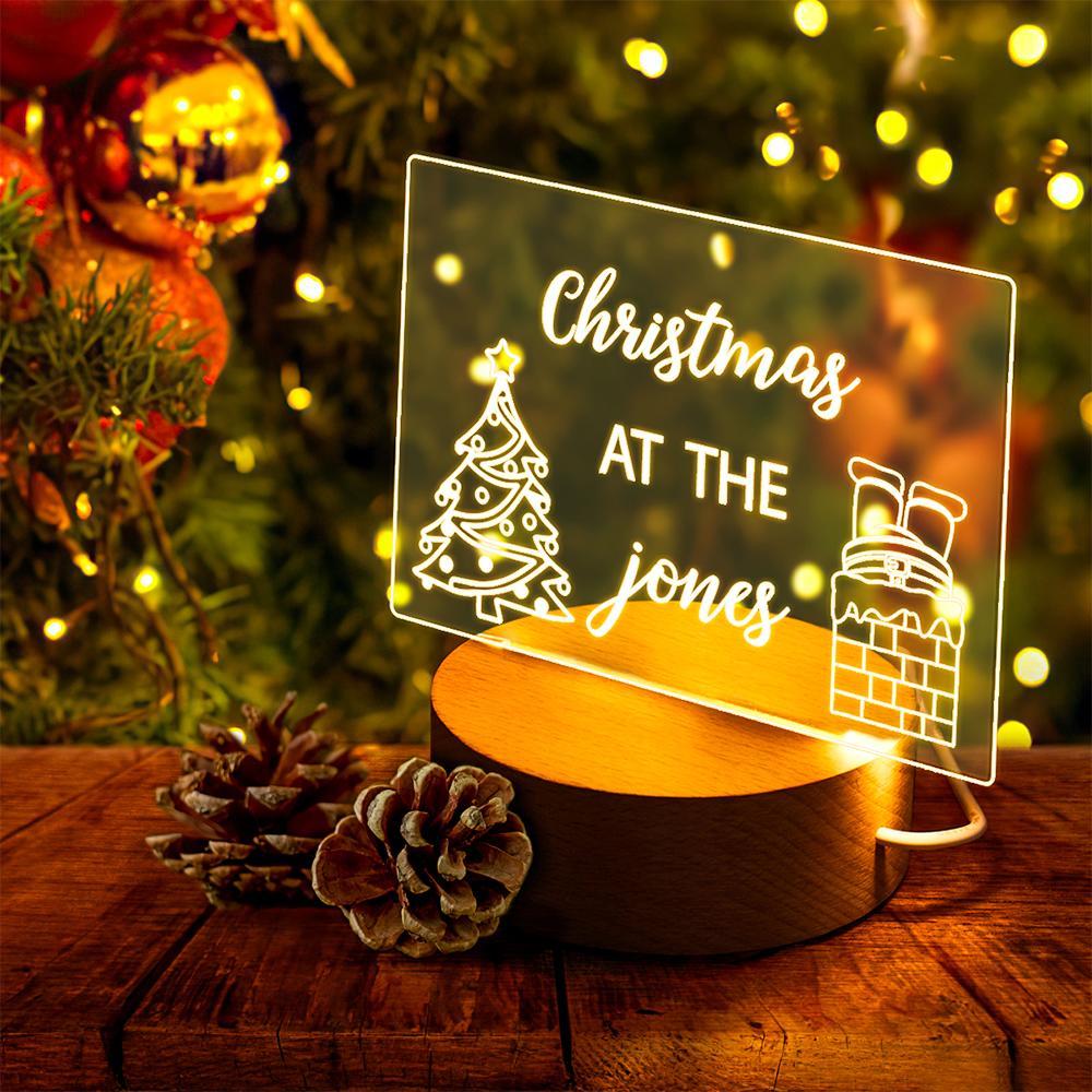 Custom Christmas LED Light Kids Bedroom Deocr Christmas's Gift