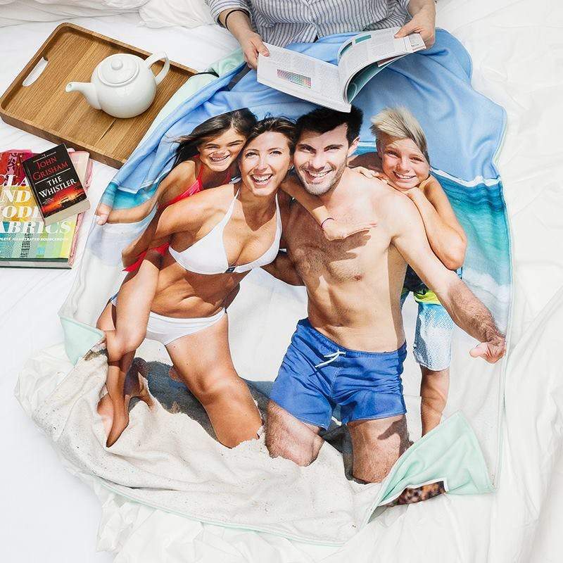 Custom Perfect Love Fleece Photo Blanket for Women