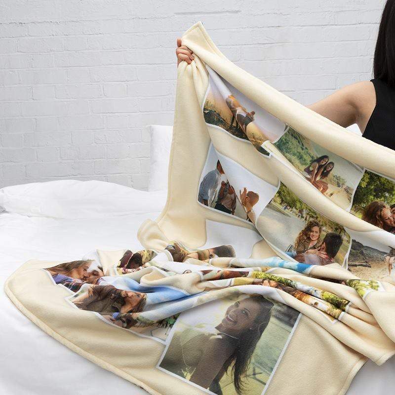 Custom Perfect Love Fleece Photo Blanket for Men