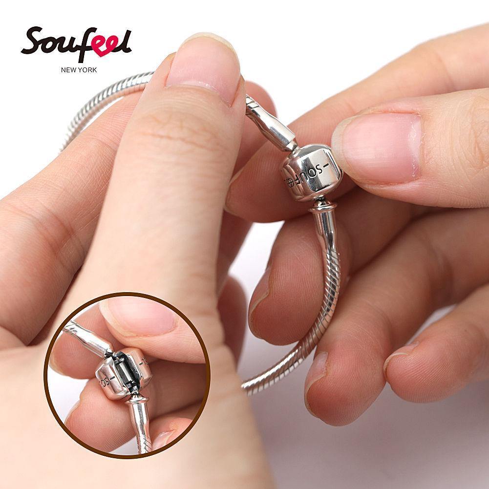 Classic Soufeel Snake Chain Bracelet Silver