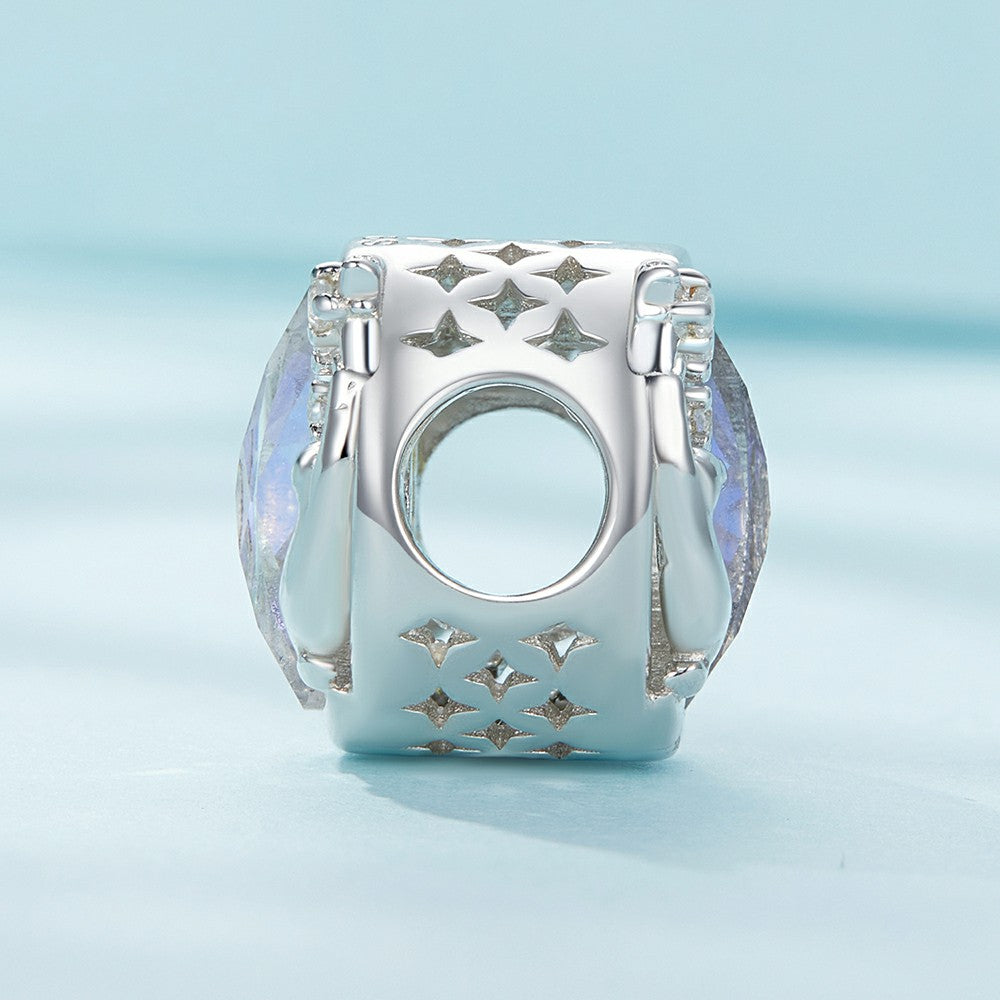 Moonlight Cat Charm Silver