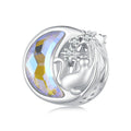 Moonlight Cat Charm Silver
