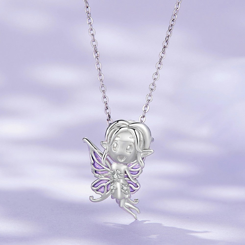 Butterfly Elf Charm Silver