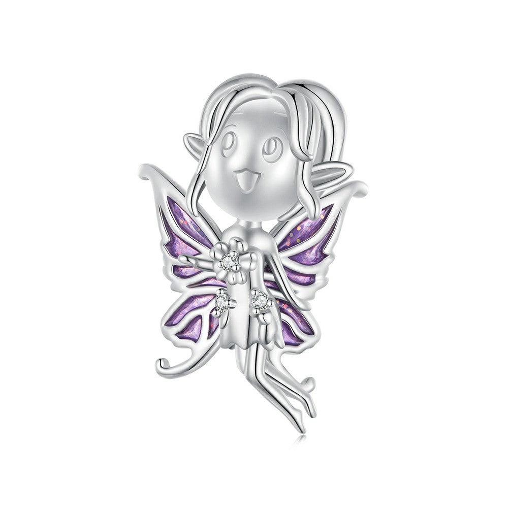 Butterfly Elf Charm Silver