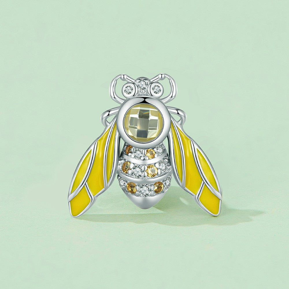 Bee Charm Silver