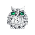 Exquisite Owl Charm Silver