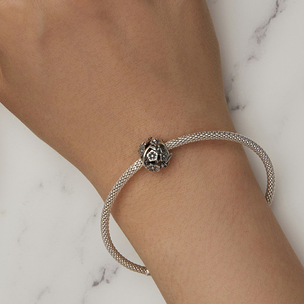 Lucky Bee Charm Silver