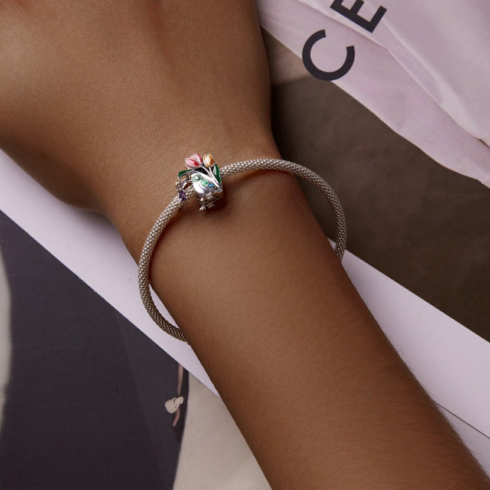 Flowers and Birds-Rain Charm Silver