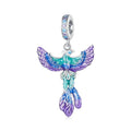 Phoenix Dangle Charm Silver