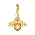 Bee Dangle Charm Silver