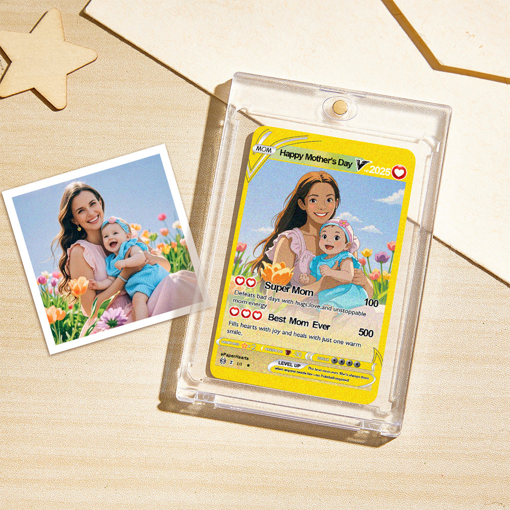Custom Poke Card, Gift For dad, Father's Day Gift, Custom Poke Present