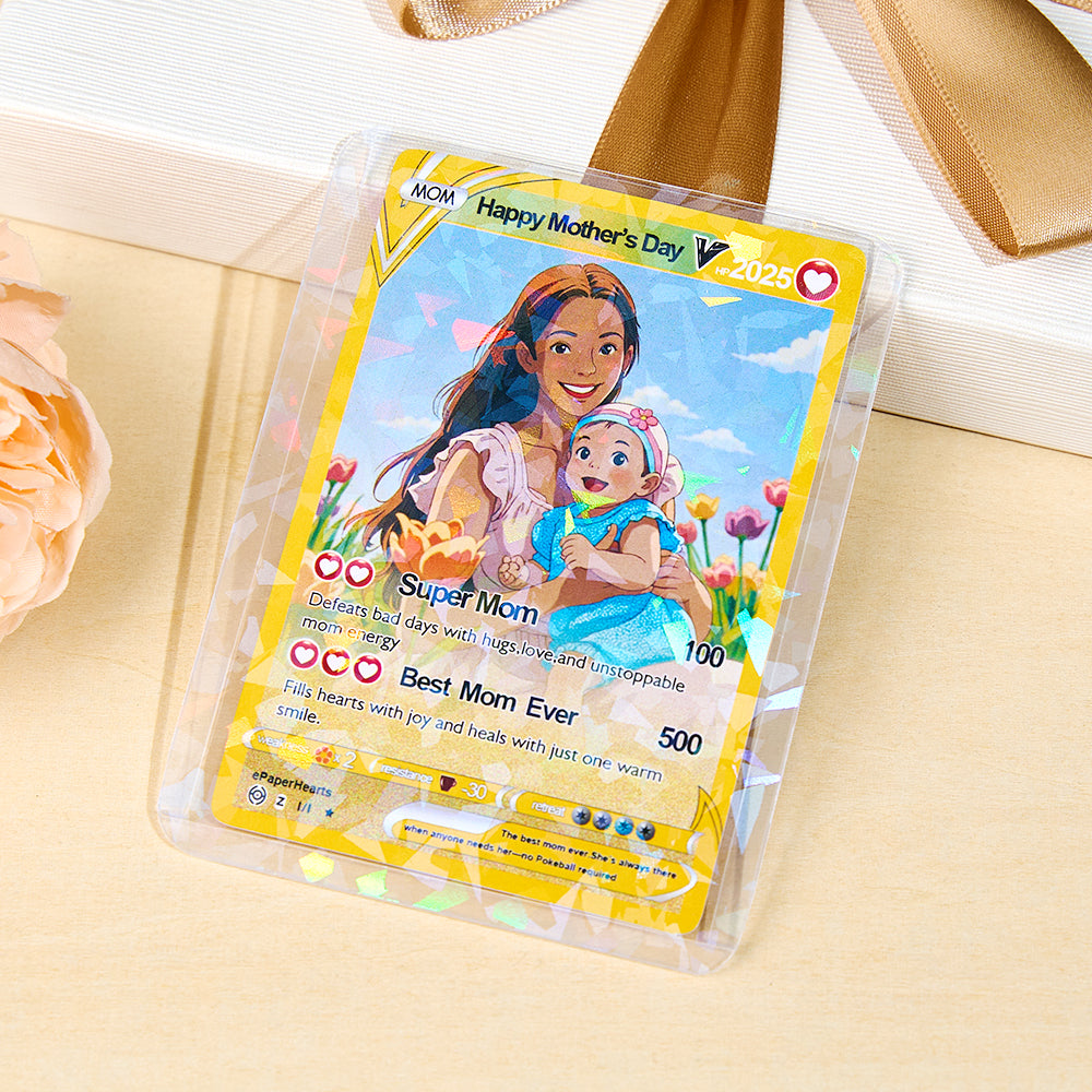 Custom Poke Card, Gift For dad, Father's Day Gift, Custom Poke Present