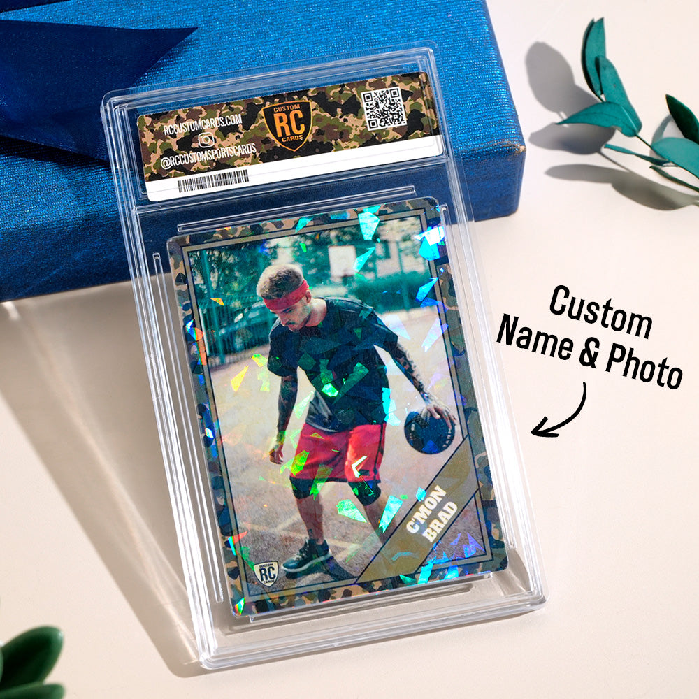 Custom Father's Day Acrylic Poke Vintage Card Personalized Game Inspired Card Gift for Dad Father's Day Keepsake