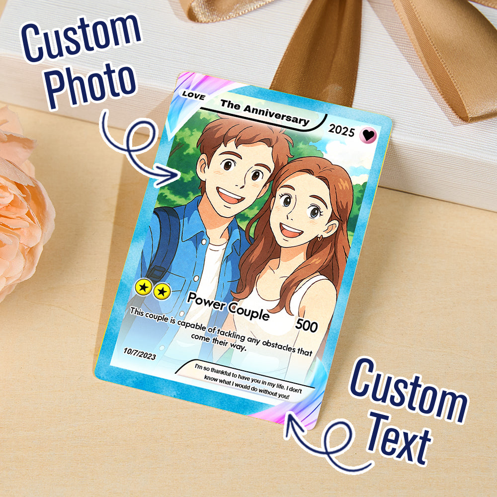 Custom Poke Card, Gift For dad, Father's Day Gift, Custom Poke Present