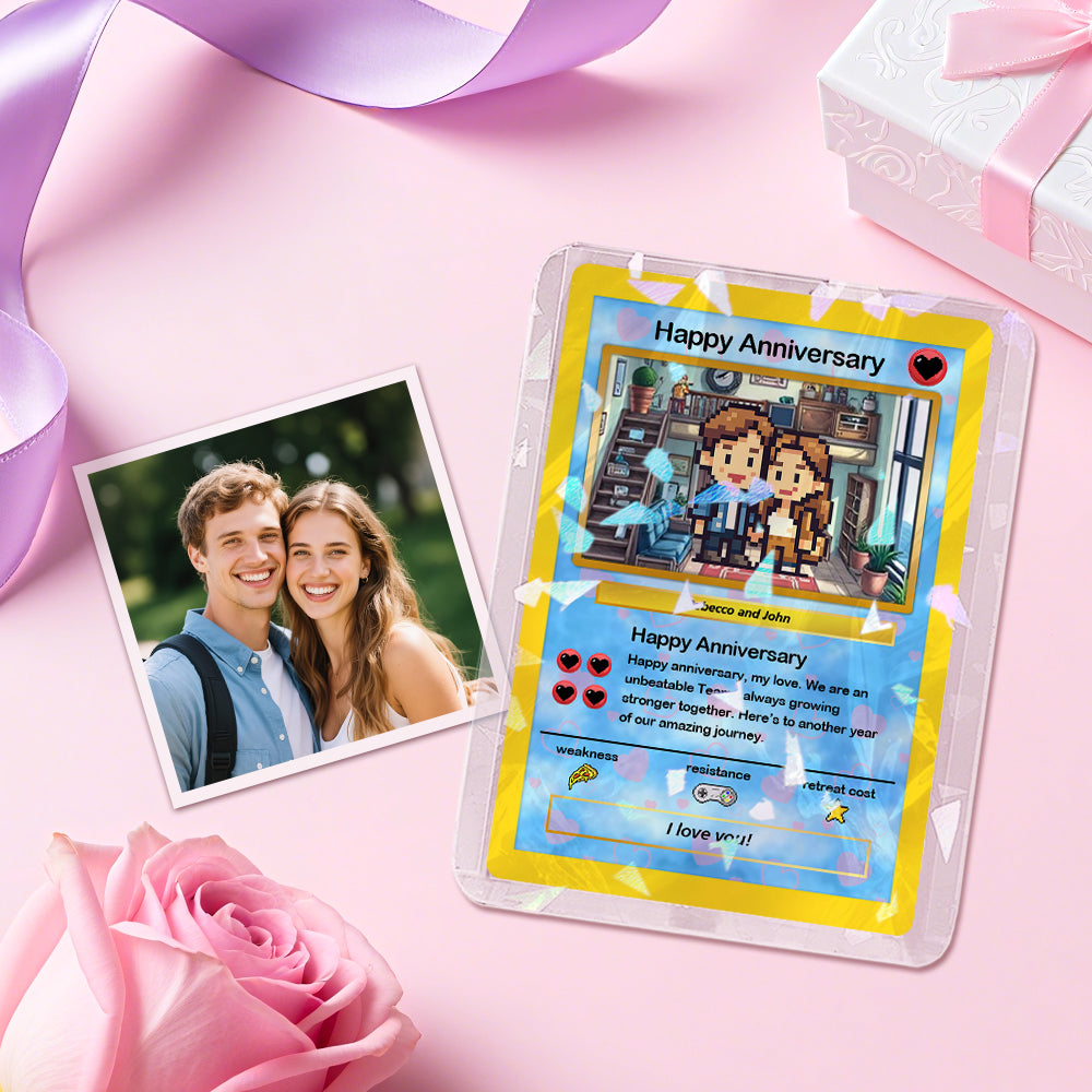 Custom Father's Day Poke Card Custom Poke Card Gift For Dad, Father's Day Gift, Custom Present