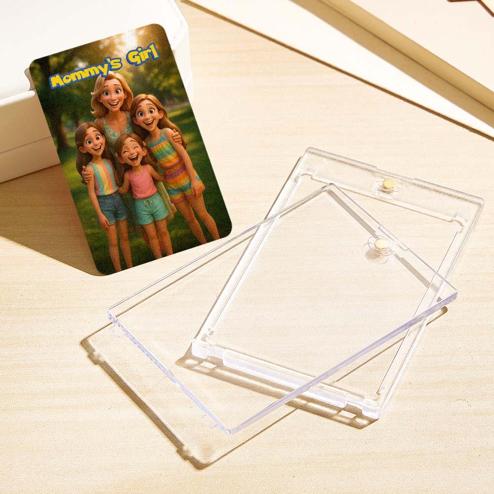 Custom Adventure Style Card Present for family Turn Your Photo into a Unique Collectible