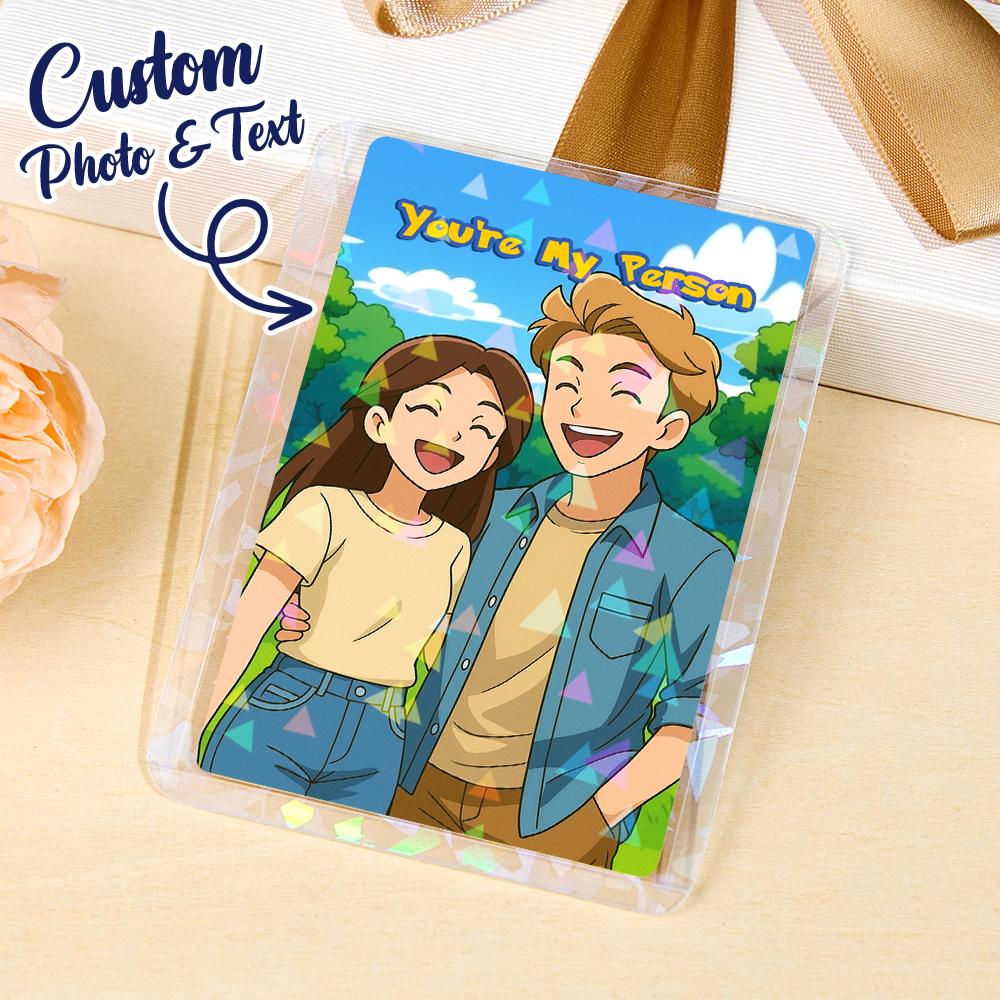 Custom Adventure Style Card Present for family Turn Your Photo into a Unique Collectible