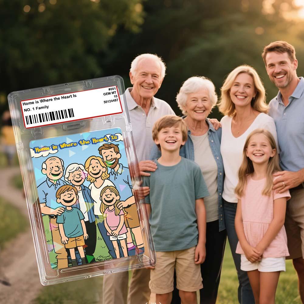 Custom Adventure Style Card Present for family Turn Your Photo into a Unique Collectible