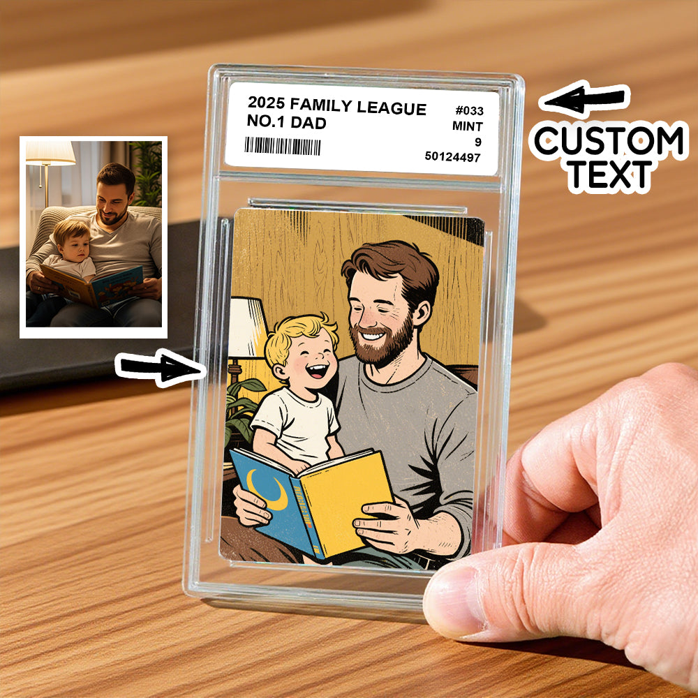 Custom Father's Day Poke Card Custom Poke Card Gift For Dad, Father's Day Gift, Custom Present