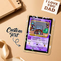 Custom Father's Day Poke Card Custom Poke Card Gift For Dad, Father's Day Gift, Custom Present