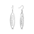 Name Earrings, Drop Earrings Simple Style Silver