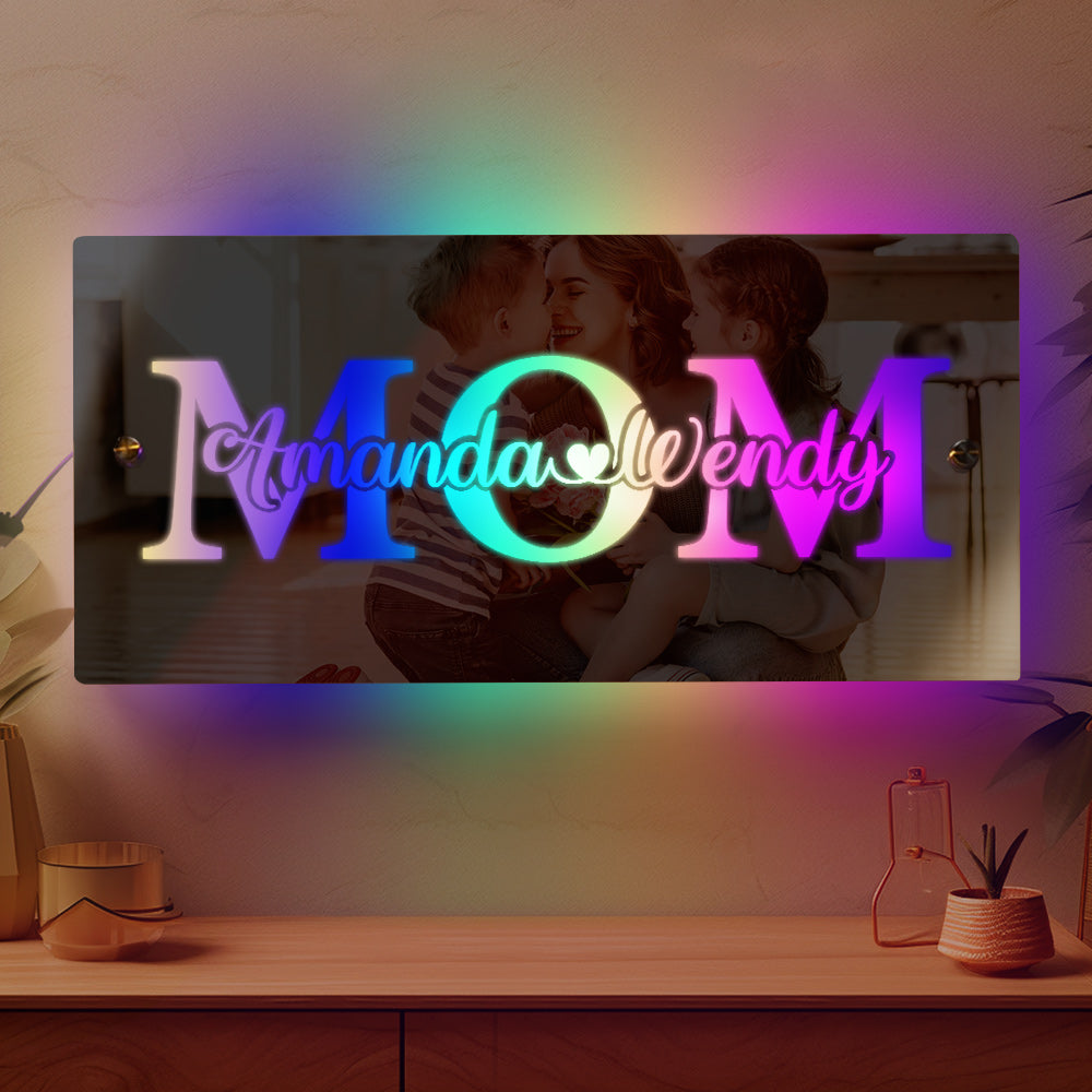 Custom Name Mirror Light Mother's Day Commemorate Gift
