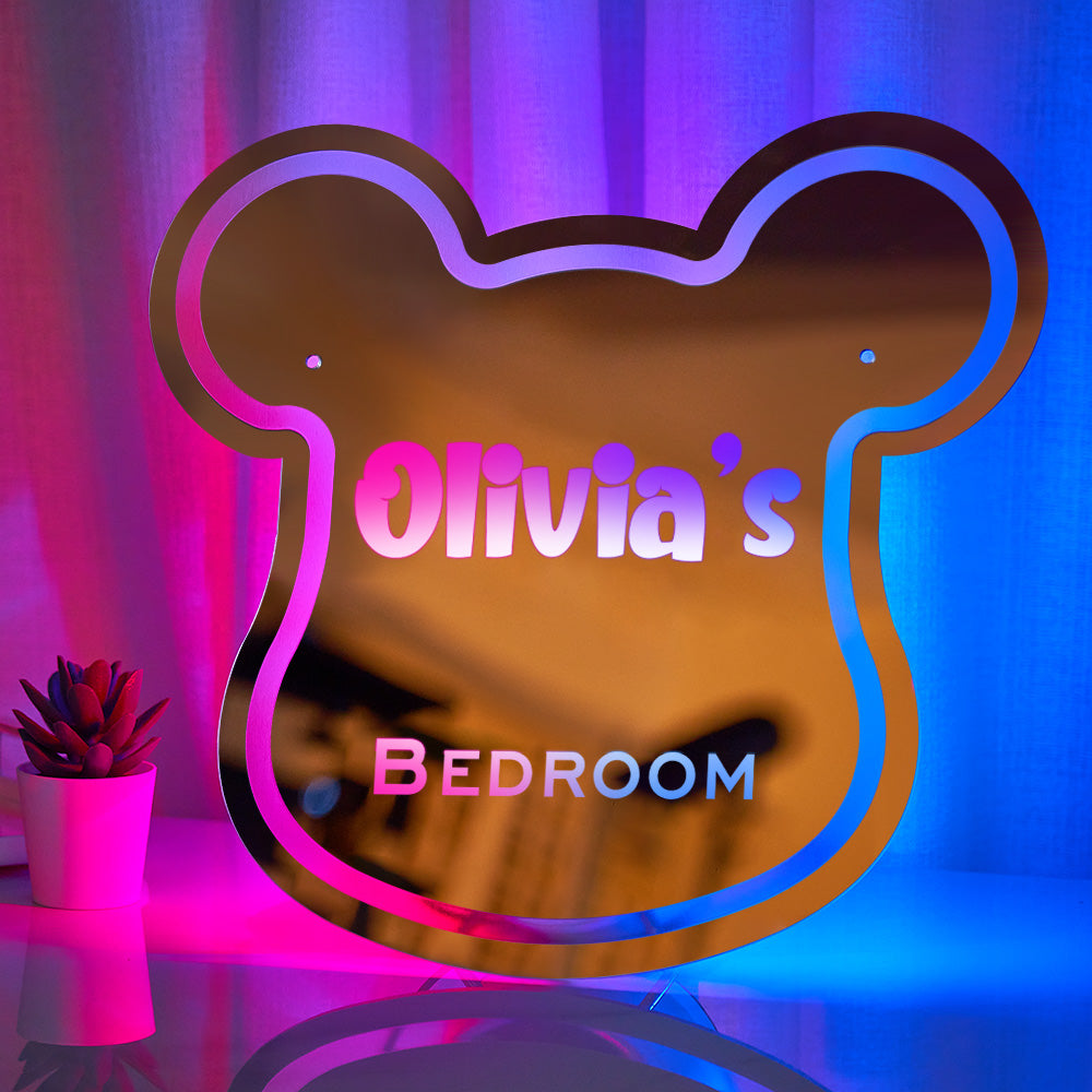 Personalized Olivia's BEDROOM Mirror Light Children's Bedroom Gift