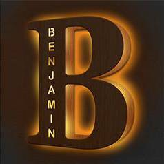 Custom Engraved Letter Lights Gift "B"