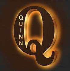 Custom Engraved Letter Lights Gift "Q"