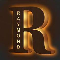 Custom Engraved Letter Lights Gift "R"