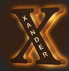 Custom Engraved Letter Lights Gift "X"